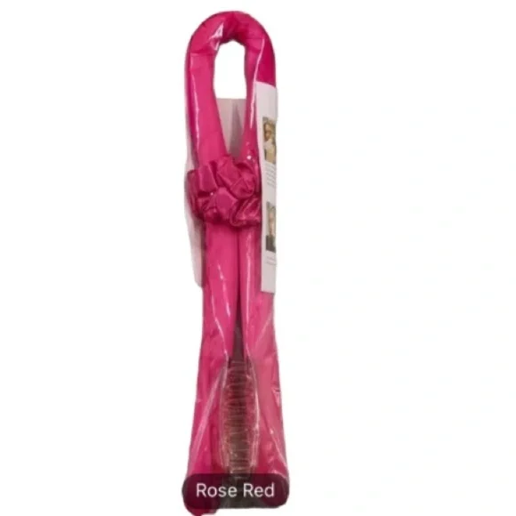 Heatless Curling Rod 4 Piece Overnight Curls Curling Wrap Kit in Pink and Purple - Picture 5 of 7